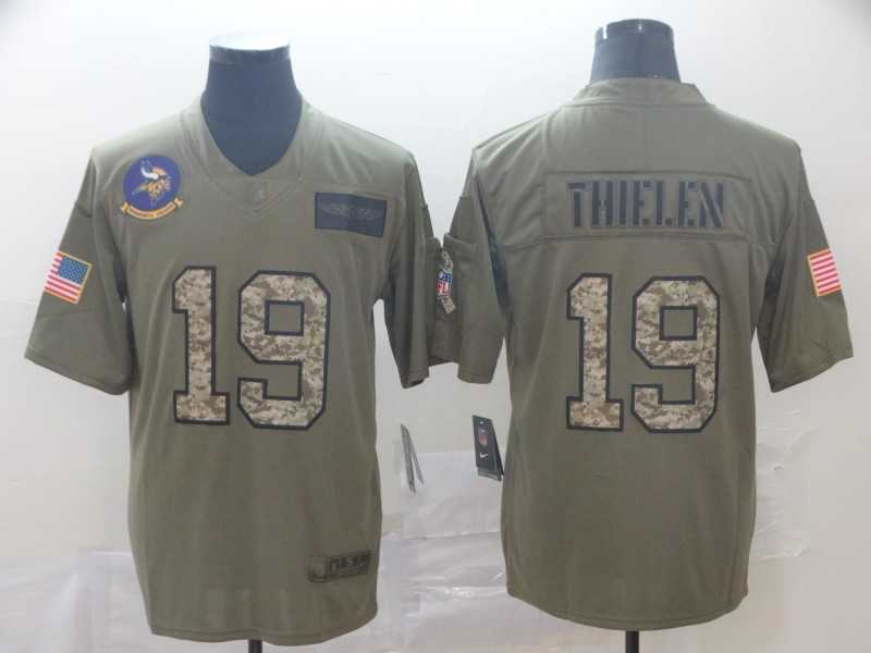 Nike Vikings 19 Adam Thielen 2019 Olive Camo Salute To Service Limited Jersey,We sell and wholesale Nike Vikings 19 Adam Thielen 2019 Olive Camo Salute To Service Limited Jersey on line form chian!